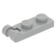 LEGO lapos elem 1×2 egyik végén fogantyúval, világosszürke (60478)